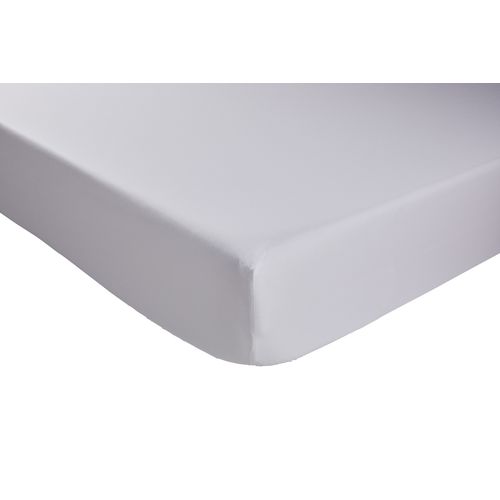 Drap Housse Percale De Coton Thermorégulée Blanc 200 X 200 Cm Blanc