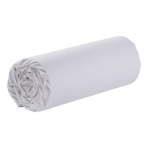 Drap Housse Percale De Coton Thermorégulée Blanc 200 X 200 Cm Blanc
