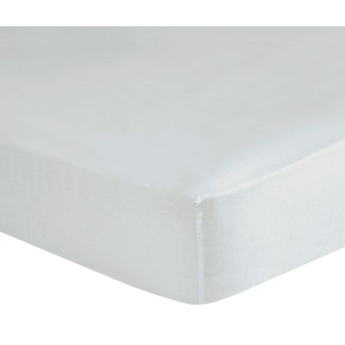 Drap Housse Coton Bio Vert D'eau 160 X 200 Cm Vert Clair