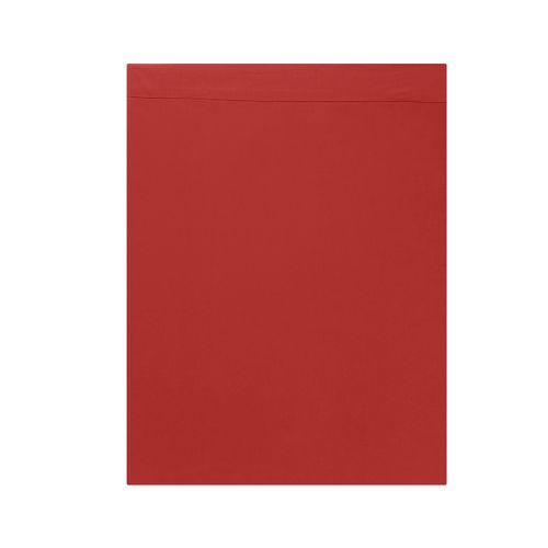 Drap Plat Studio Coton Rouge 180 X 290 Cm Rouge