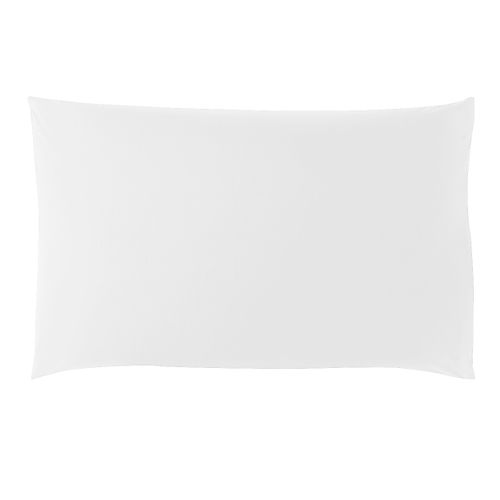 Taie D'oreiller Studio Coton Blanc 65 X 65 Cm Blanc