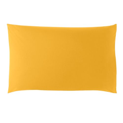 Taie D'oreiller Studio Coton Jaune 65 X 65 Cm Jaune
