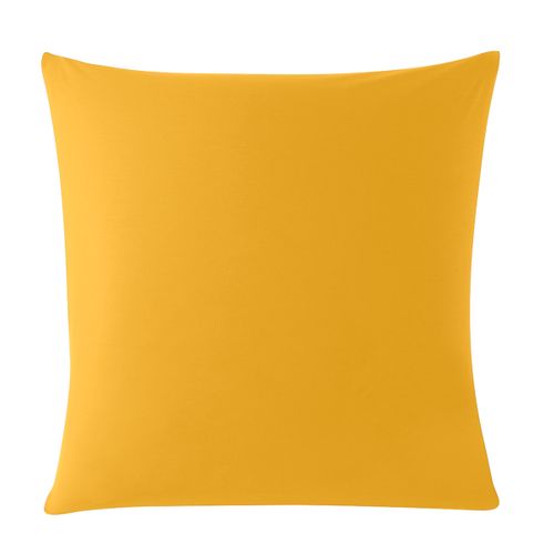 Taie D'oreiller Studio Coton Jaune 65 X 65 Cm Jaune