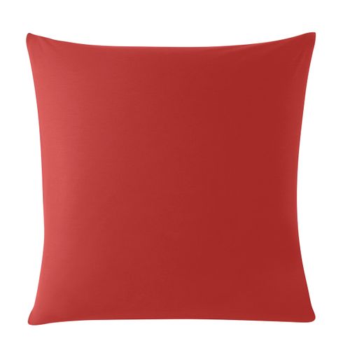 Taie D'oreiller Studio Coton Rouge 50 X 75 Cm Rouge