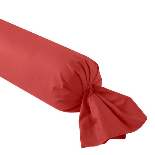 Taie De Traversin Studio Coton Rouge 160 Cm Rouge
