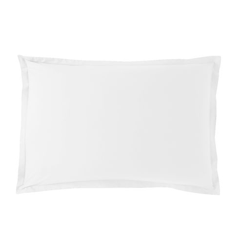 Taie D'oreiller Influence Percale Blanc 50 X 75 Cm Blanc