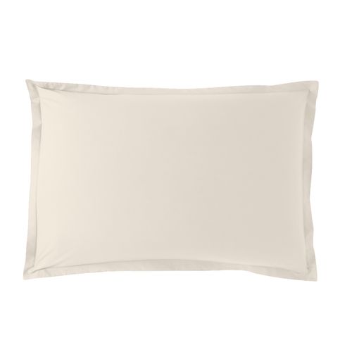 Taie D'oreiller Influence Percale Coquille 60 X 60 Cm Beige