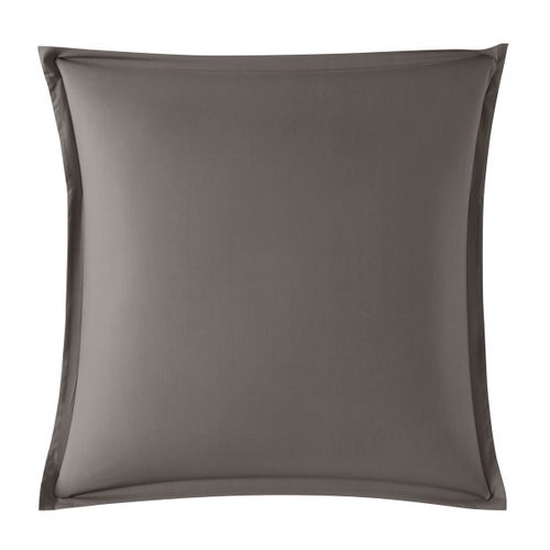 Taie D'oreiller Influence Percale Granit 60 X 60 Cm Gris