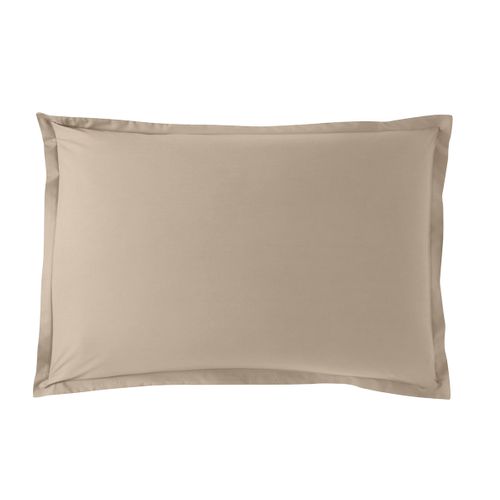 Taie D'oreiller Influence Percale Osier 60 X 60 Cm Beige