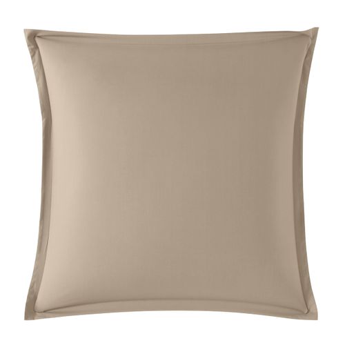 Taie D'oreiller Influence Percale Osier 60 X 60 Cm Beige