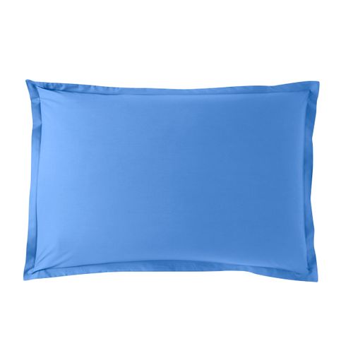 Taie D'oreiller Influence Percale Lazuli 60 X 60 Cm Bleu