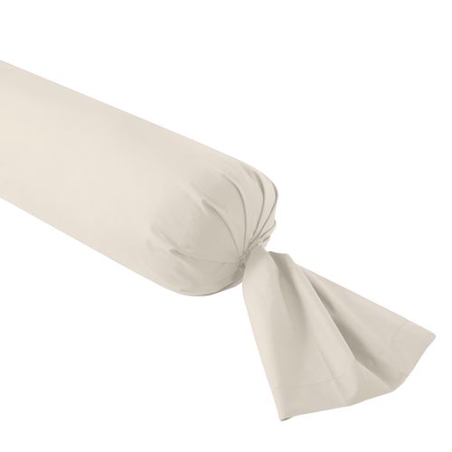 Taie De Traversin Influence Percale Coquille 160 Cm Beige