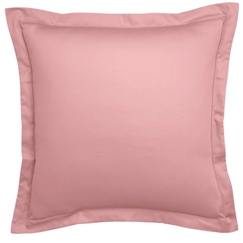 Taie D'oreiller Partition Satin De Coton Coloris Rose 50 X 75 Cm Rose