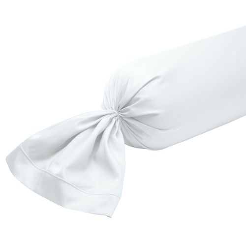 Taie De Traversin Partition Satin De Coton Coloris Blanc 160 Cm Blanc