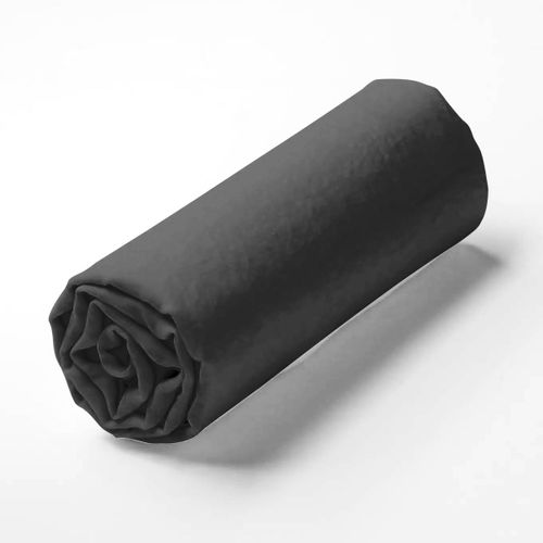 Pack Housse De Couette + Taie(s) D'oreiller Coton Thermorégulé Gris Acier 220 X 240 Cm Gris Foncé