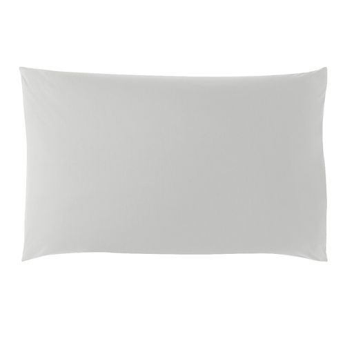 Taie D'oreiller Studio Coton Gris Perle 65 X 65 Cm Gris