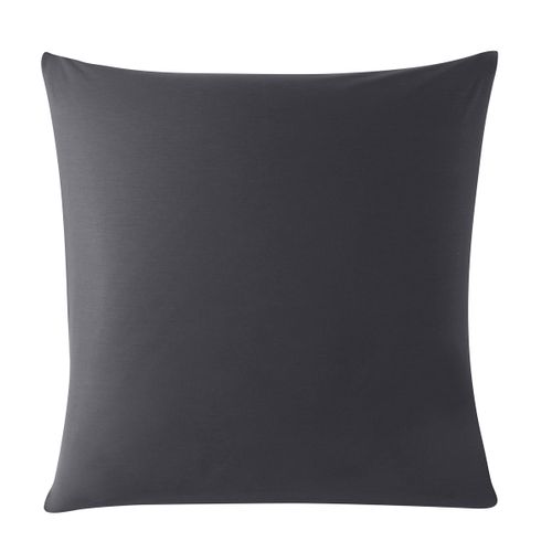 Taie D'oreiller Studio Coton Carbone 65 X 65 Cm Gris