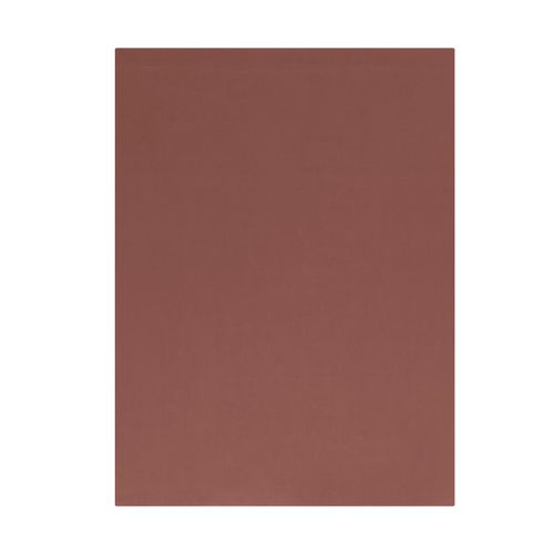 Drap Plat Influence Percale Brique 240 X 310 Cm Rouge