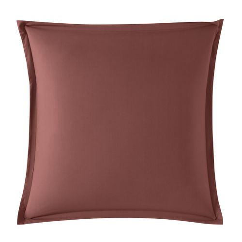 Taie D'oreiller Influence Percale Brique 50 X 75 Cm Rouge