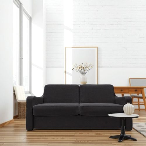 Narcisse Canapé Convertible 3 Places Gris Anthracite Diva Literie 140cm