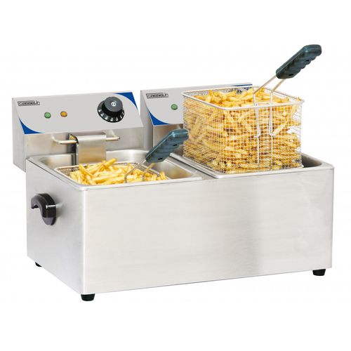 Friteuse Électrique 2x4l 4000w - Cfe42