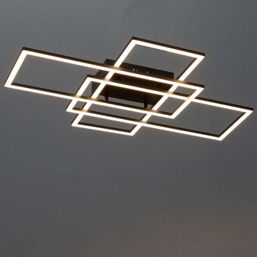 Plafonnier Ou Applique LED Dimmable Futuriste Triple Rectangle - Eli