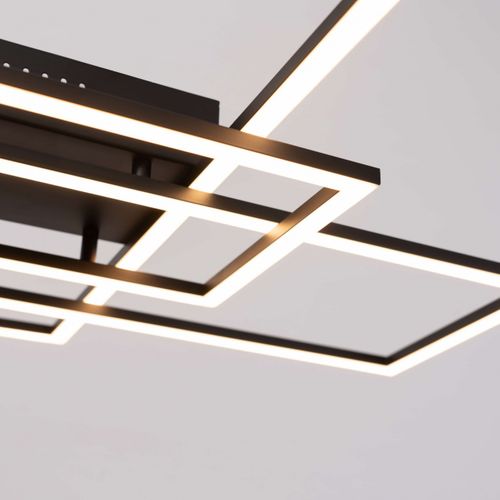 Plafonnier Ou Applique LED Dimmable Futuriste Triple Rectangle - Eli