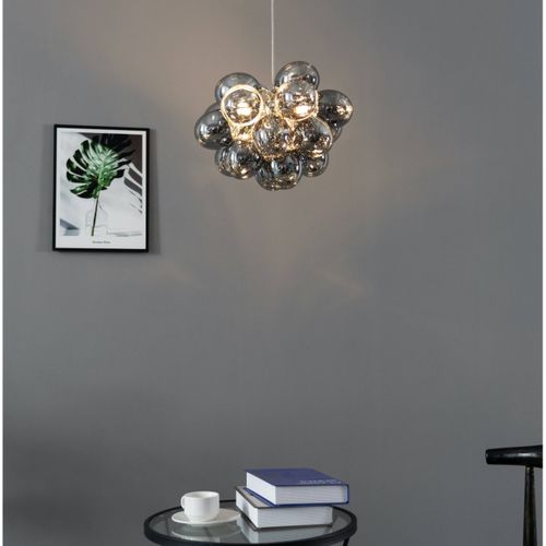 Suspension Moderne à 17 Verres Noirs Fumés - Bartali