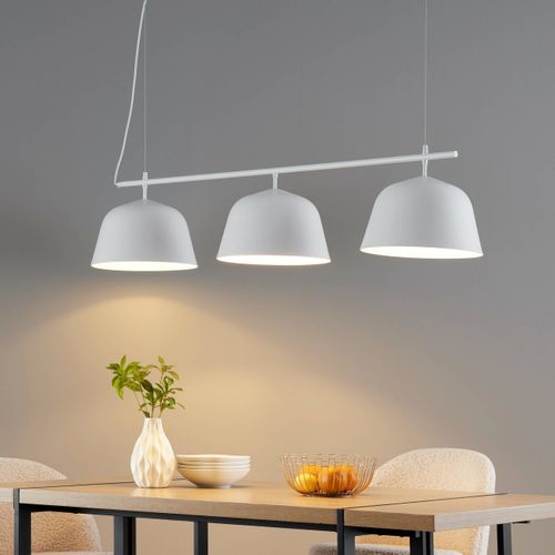 Grande Suspension Scandinave Métal Blanc - Oviedo