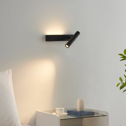 Applique Noire Tête De Lit Liseuse Droite  - Lodvi - Droite