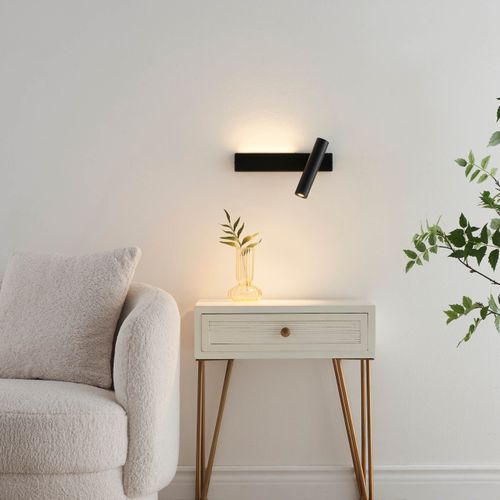 Applique Noire Tête De Lit Liseuse Droite  - Lodvi - Droite