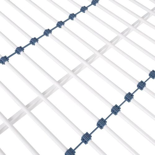 Bruce Lits Superposés 3 Places - 90/140 X 190 Cm - Blanc - En Métal - Sommiers Inclus