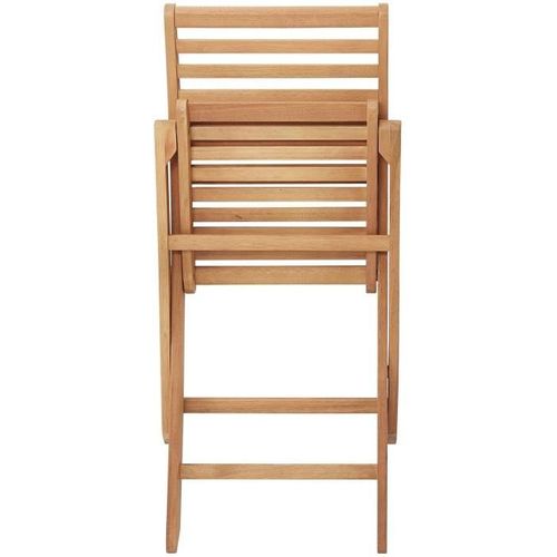 Salon De Jardin En Bois Eucalyptus Fsc 8 Personnes - Table 180 X 90 Cm + 8 Chaises Pliantes