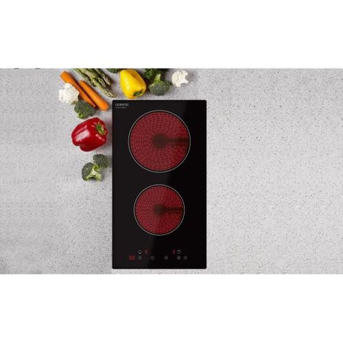 Plaque Vitrocéramique domino 2 foyers 2900w 29cm - Oceatv2zse9