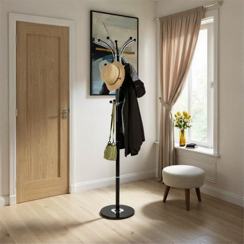 Porte manteaux H. 177 cm  Noir