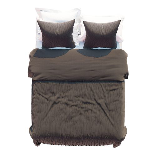 Parure De Lit Motif Tufté 240x220 Anthracite