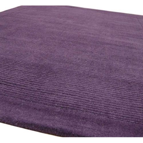 Tapis Tufté Main Candy En Laine - Mauve - 60x120 Cm