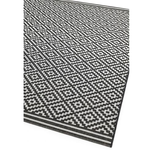 Tapis Indoor Outdoor Lobby En Polypropylène - Noir - 120x170 Cm