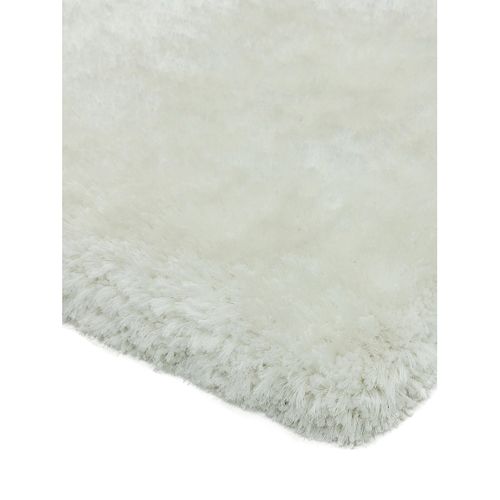 Tapis Shaggy Tufté Splash En Polyester - Blanc - 200x300 Cm