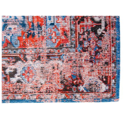 Tapis De Salon Classic Brick En Coton - Rouge - 140x200 Cm