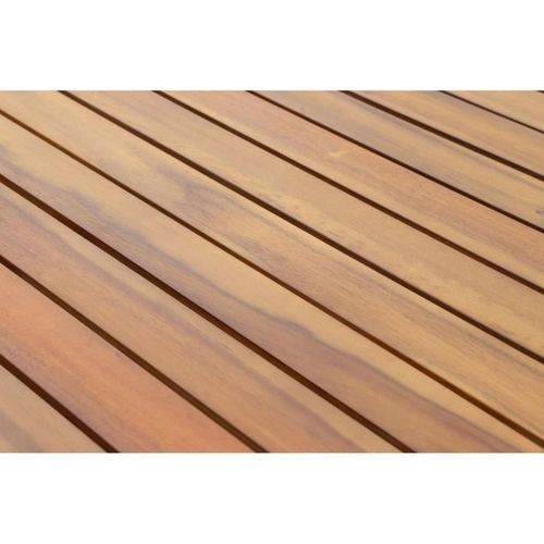 Table De Jardin Rectangulaire En Bois D'acacia - 6 Personnes - L160 X P90 X H75 Cm - Narel