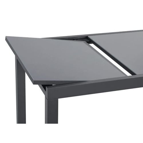 Ensemble Repas De Jardin 6 à 8 Personnes : Table Extensible 180-240 Cm + 2 Fauteuils + 6 Chaises