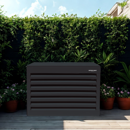 Cache Climatisation Venetian Gris Anthracite Ral7016 - Moyen L 110 X H 80 X P 55 Cm