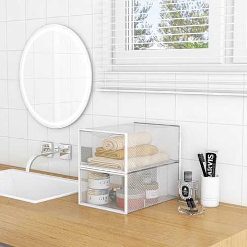 Lot De 18 Boîtes à Chaussures / rangement Transparentes Blanches En Plastique 33.4x23x14.5cm