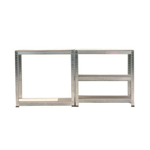 Lot De 2 Étagères De Rayonnage Modulables En Métal, 5 Étages, 175kg/par Étagère