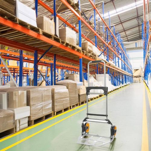 Diable Transport Pliant Télescopique Léger - Aluminium - 100 Kg