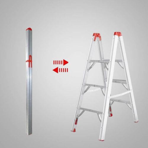 Escabeau Pliable Télescopique Tubulaire 1.22m 3 Marches