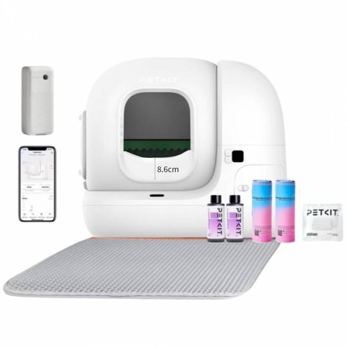 Puramax 2 Robot Litière Automatique Pour Chat + Entrée Surélevée Amovible