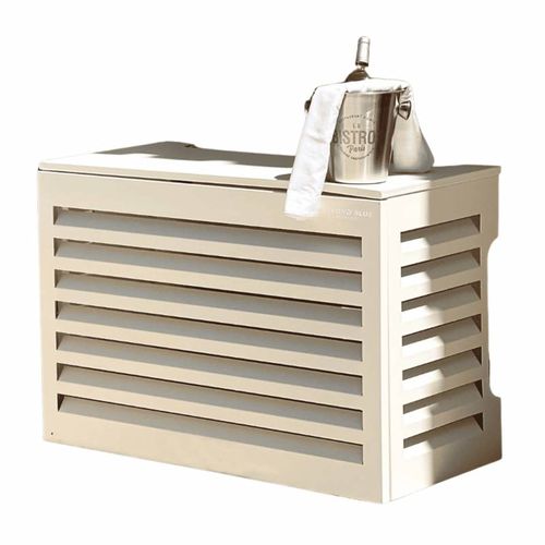 Cache Climatisation Venetian Aluminium Beige Clair Ral9001 - Moyen L 110 X H 80 X P 55 Cm