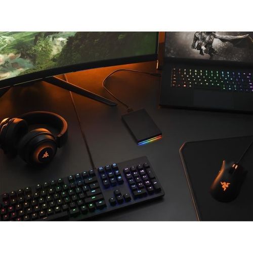 Disque Dur 2 To Firecuda Gaming Hdd + Customizable Rgb Compatible Razer Chroma